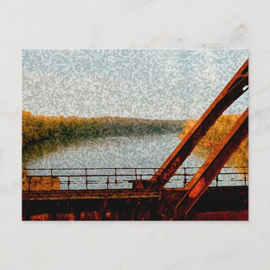 Spoorwegbrug Briefkaart (Voorkant)