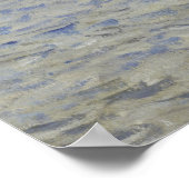 Spoorwegbrug in Argenteuil (Spoorweg) (van Monet) Poster (Hoek)