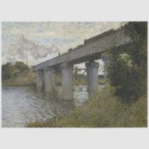 Spoorwegbrug in Argenteuil (Spoorweg) (van Monet)