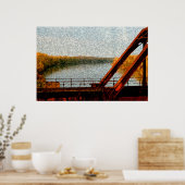 Spoorwegbrug Poster (Keuken)