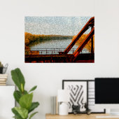 Spoorwegbrug Poster (Thuiskantoor)