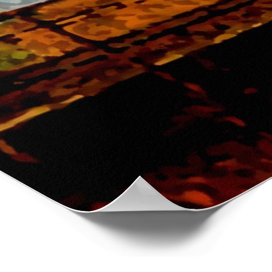 Spoorwegbrug Poster (Hoek)