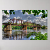 Spoorwegbrug Poster (Voorkant)