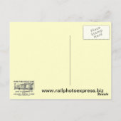 Spoorwegbureau 1926 briefkaart (Achterkant)