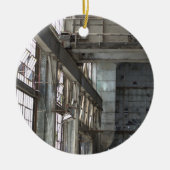 spoorwegemplacement keramisch ornament (Voorkant)