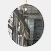 spoorwegemplacement keramisch ornament (Links)