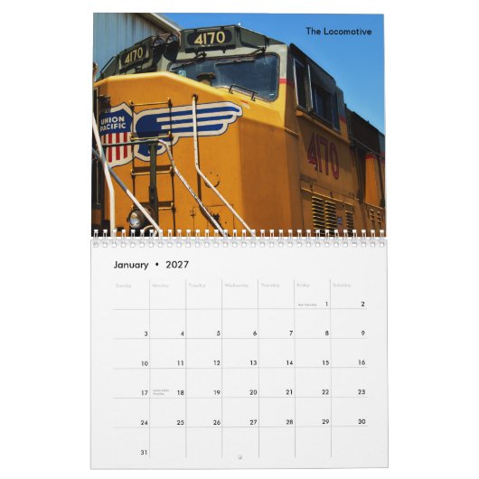 Spoorwegen 2012 kalender (Jan 2027)