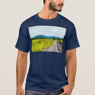 Spoorwegen en bergen in Gettysburg PA T-shirt
