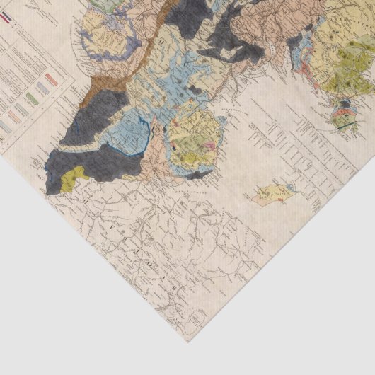 Spoorwegen in Engeland Tissuepapier (Detail)