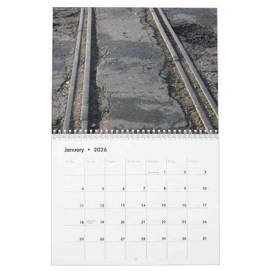 Spoorwegen Kalender (Jan 2026)