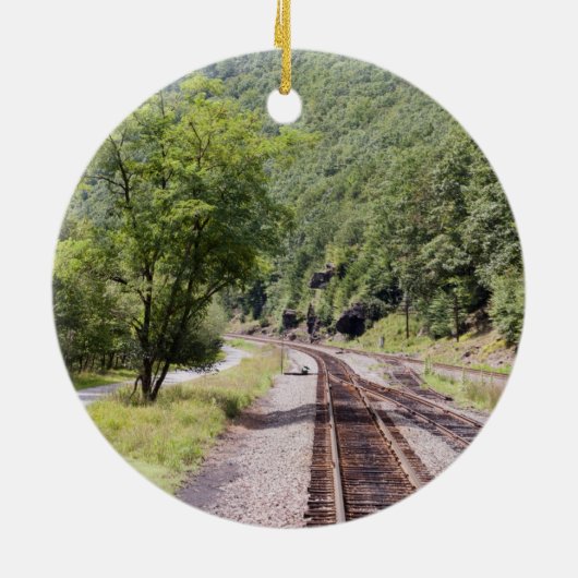 Spoorwegen Keramisch Ornament (Achterkant)