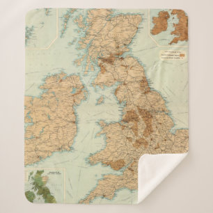 Spoorwegen op de Britse eilanden en industriële k Sherpa Deken