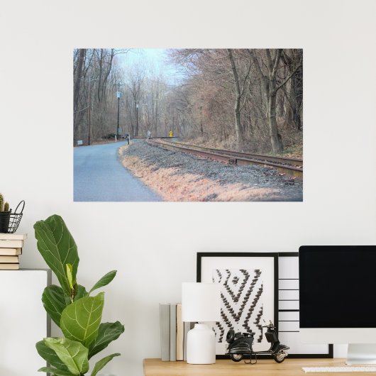 Spoorwegen Poster (Thuiskantoor)