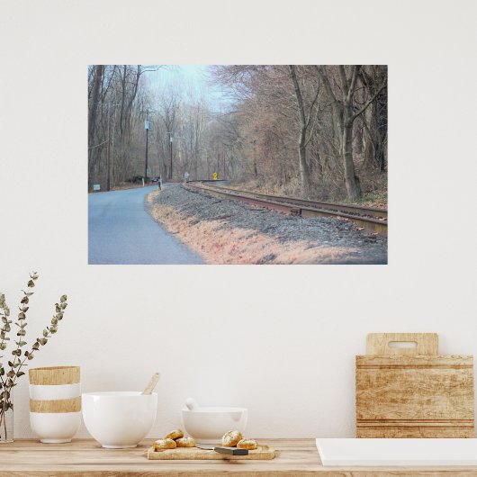 Spoorwegen Poster (Keuken)