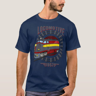 Spoorwegen van de locomotieven van 1950 t-shirt