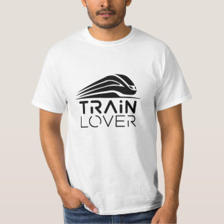 Spoorwegen vieren met treinkunst t-shirt