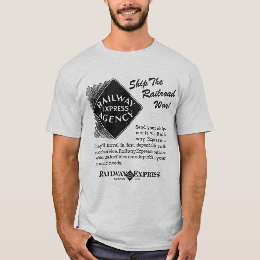 Spoorwegexpres - Schip de weg van de T-Hemden T-shirt (Voorkant)