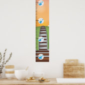 Spoorweggroeigrafiek Poster (Keuken)