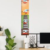 Spoorweggroeigrafiek Poster (Thuiskantoor)