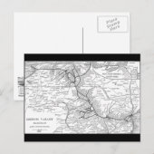 Spoorwegkaart 1903 van de Lehigh Valley Briefkaart (Voorkant / Achterkant)