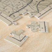 Spoorwegkaart  Adirondack Mountains (1895) Legpuzzel (Zijkant)