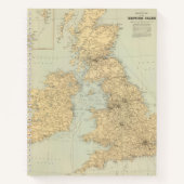 Spoorwegkaart, Britse eilanden Notitieboek (Voorkant)
