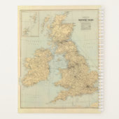Spoorwegkaart, Britse eilanden Planner (Achterkant)