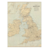 Spoorwegkaart, Britse eilanden Tafelkleed (Voorkant)