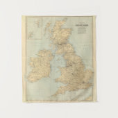 Spoorwegkaart, Britse eilanden Wandkleed (Voorkant)