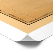 Spoorwegkaart Oahu Hawaii 1881 Poster (Hoek)