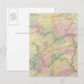 Spoorwegkaart Penn Briefkaart (Voorkant / Achterkant)