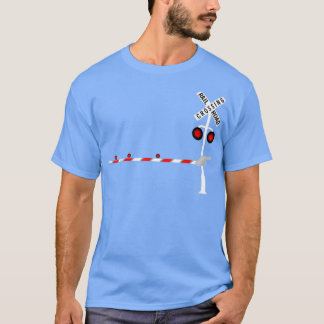 Spoorwegkruising Barrier Sign Halloween Costume D T-shirt