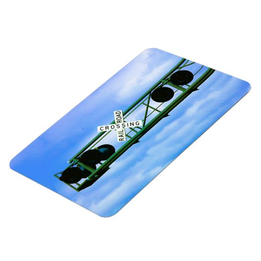 Spoorwegkruising Cantilever - Inverted Crossbuck Magneet (Linkerzijde)