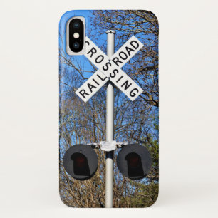 Spoorwegkruising met omgekeerde Crossbuck Case-Mate iPhone Case