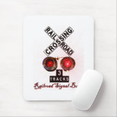 Spoorwegkruising Signal Buff Muismat (Met muis)