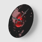 Spoorwegkruising Signal Light Wall Clock Ronde Klok (Hoek)