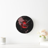 Spoorwegkruising Signal Light Wall Clock Ronde Klok (Huis)