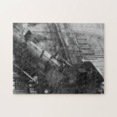 Spoorwegontsporing op station Montparnasse - 1895 Legpuzzel (Horizontaal)