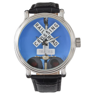 Spoorwegovergang met Mechanische Bel Horloge