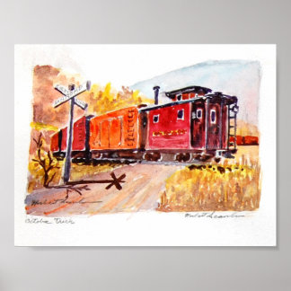 spoorwegovergang poster