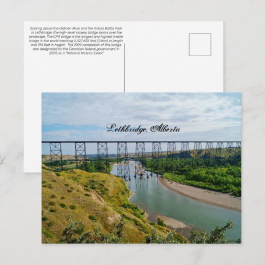 Spoorwegpictogram Alberta Briefkaart (Voorkant / Achterkant)