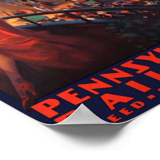  SPOORWEGPOP PENNSYLVANIA POSTER (Hoek)