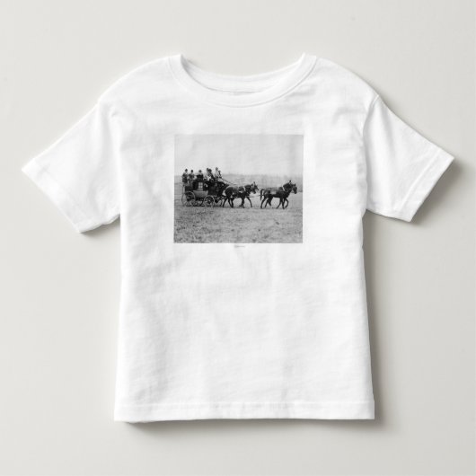 Spoorwegrassfoto van stagecoach kinder shirts (Voorkant)