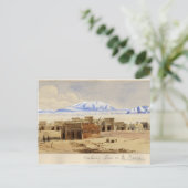 Spoorwegstad op Prairie Briefkaart (Staand voorkant)