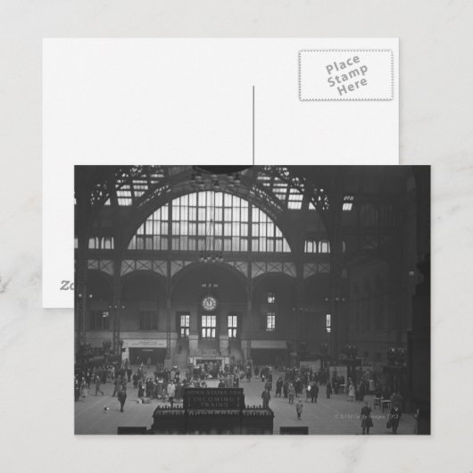 Spoorwegstation Briefkaart (Voorkant / Achterkant)