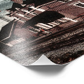 Spoorwegstation Cape Breton Nova Scotia Foto Afdruk (Hoek)