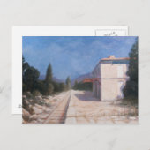 Spoorwegstation Châteauneuf 2012 Briefkaart (Voorkant / Achterkant)