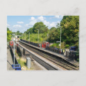 Spoorwegstation Cottingley, Leeds Briefkaart (Voorkant)
