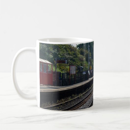 Spoorwegstation Cottingley, Leeds Koffiemok (Links)