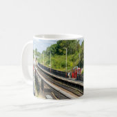 Spoorwegstation Cottingley, Leeds Koffiemok (Voorkant links)